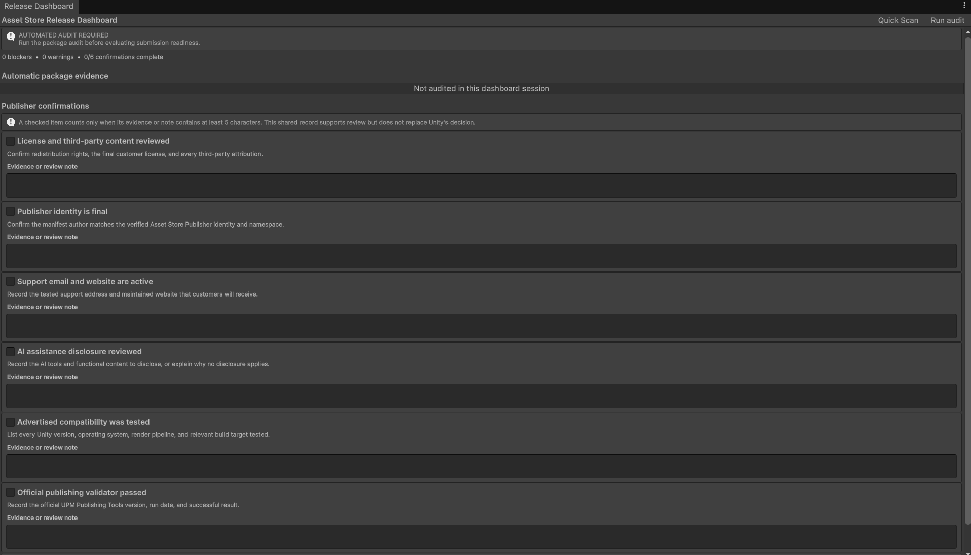Release Dashboard